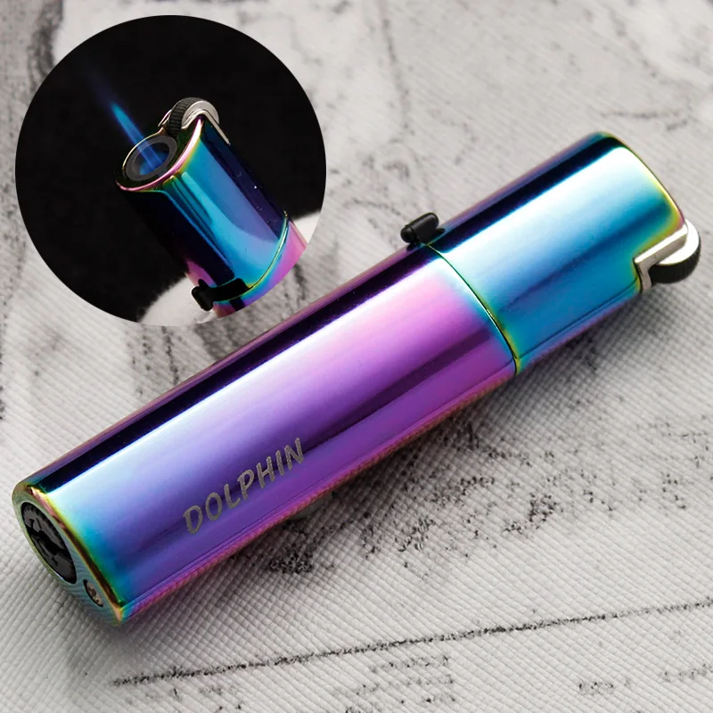 Metal Torch Jet Compact Lighter Lock Fire Windproof Butane Refillable Gas Turbo Pipe Lighter Pocket Cigarette Outdoor Lighter
Metal Torch Jet Compact Lighter Lock Fire Windproof Butane Refillable Gas Turbo Pipe Lighter Pocket Cigarette Outdoor Lighter