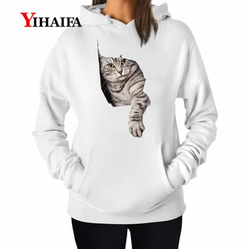 YIHAIFA Suit gym New Women Hoodie Cat Print itself Hoodies Casual Sweatshirt Tops Blouse
YIHAIFA Suit gym New Women Hoodie Cat Print itself Hoodies Casual Sweatshirt Tops Blouse