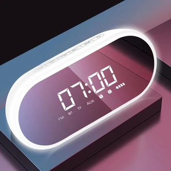 Portable LED Bluetooth Speaker with Alarm Clock Wireless speaker Subwoofer Hands-free LoudSpeaker Music Center for Phone PC
Portable LED Bluetooth Speaker with Alarm Clock Wireless speaker Subwoofer Hands-free LoudSpeaker Music Center for Phone PC