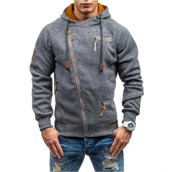 Men Fashion Inclined Zipper Front Hoodie Sweatshirt Autumn Brand Solid Color Fleece Tracksuit Sudaderas Hombre Male Hooded Sport
Men Fashion Inclined Zipper Front Hoodie Sweatshirt Autumn Brand Solid Color Fleece Tracksuit Sudaderas Hombre Male Hooded Sport