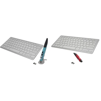 2.4G Wireless Keyboard and Mouse Combo Press Pen Mouse & Modern Keyboard Combo KM-808
2.4G Wireless Keyboard and Mouse Combo Press Pen Mouse & Modern Keyboard Combo KM-808