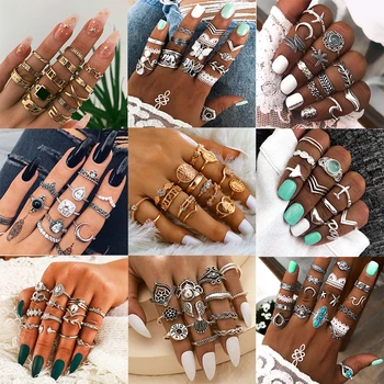 Fashion 2020 Boho Vintage Water Drops Star Moon Rings Set For Women Crystal Midi Finger Ring Female Bohemian Jewelry Gifts
Fashion 2020 Boho Vintage Water Drops Star Moon Rings Set For Women Crystal Midi Finger Ring Female Bohemian Jewelry Gifts