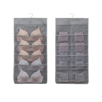 15/24/30 Pockets Hanging Bag Double-sided Clear Storage Bag Rotatable Hook Bathroom Underwear Organizer
15/24/30 Pockets Hanging Bag Double-sided Clear Storage Bag Rotatable Hook Bathroom Underwear Organizer