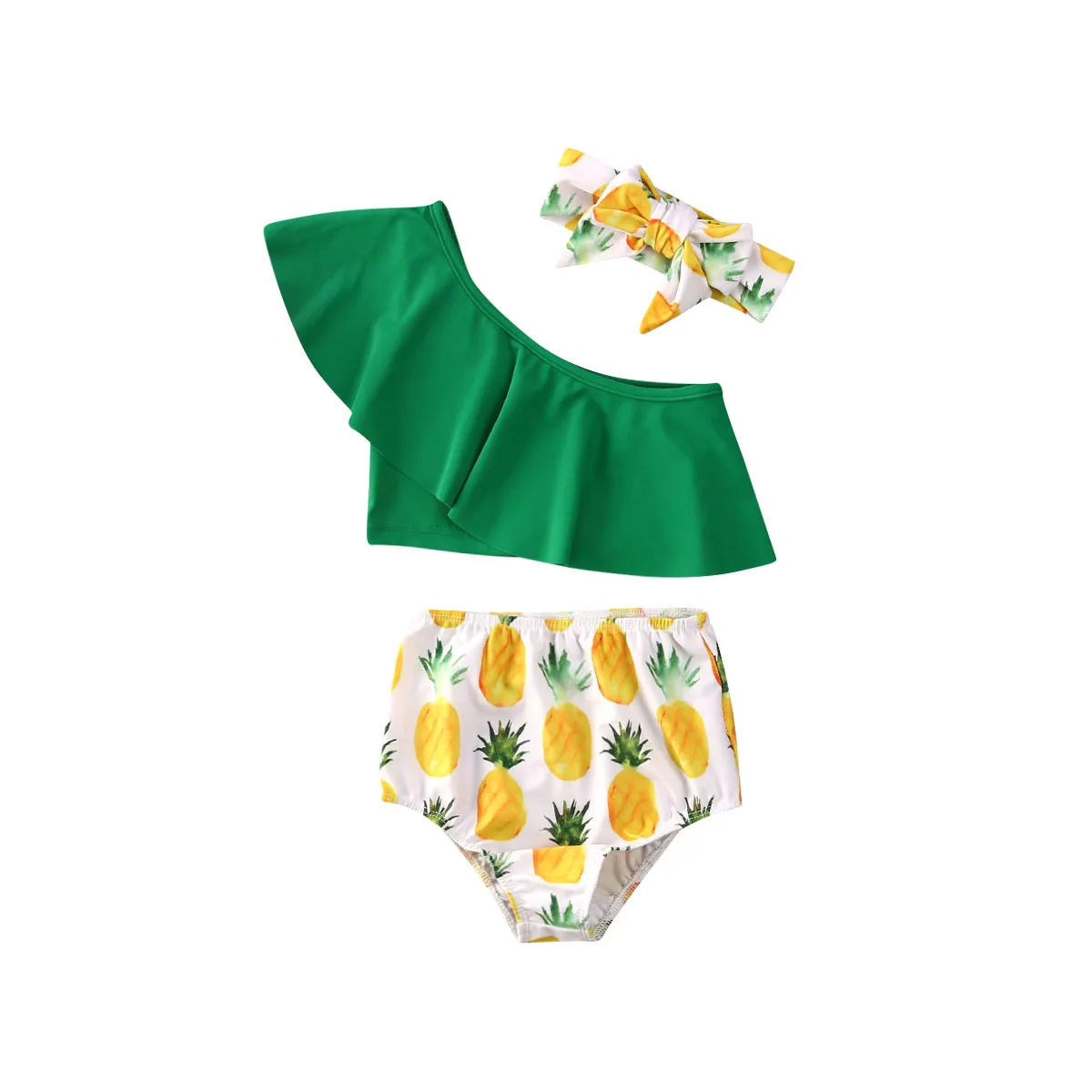 2020 одежда для купания маленьких девочек купальный костюм бикини комплект из 3