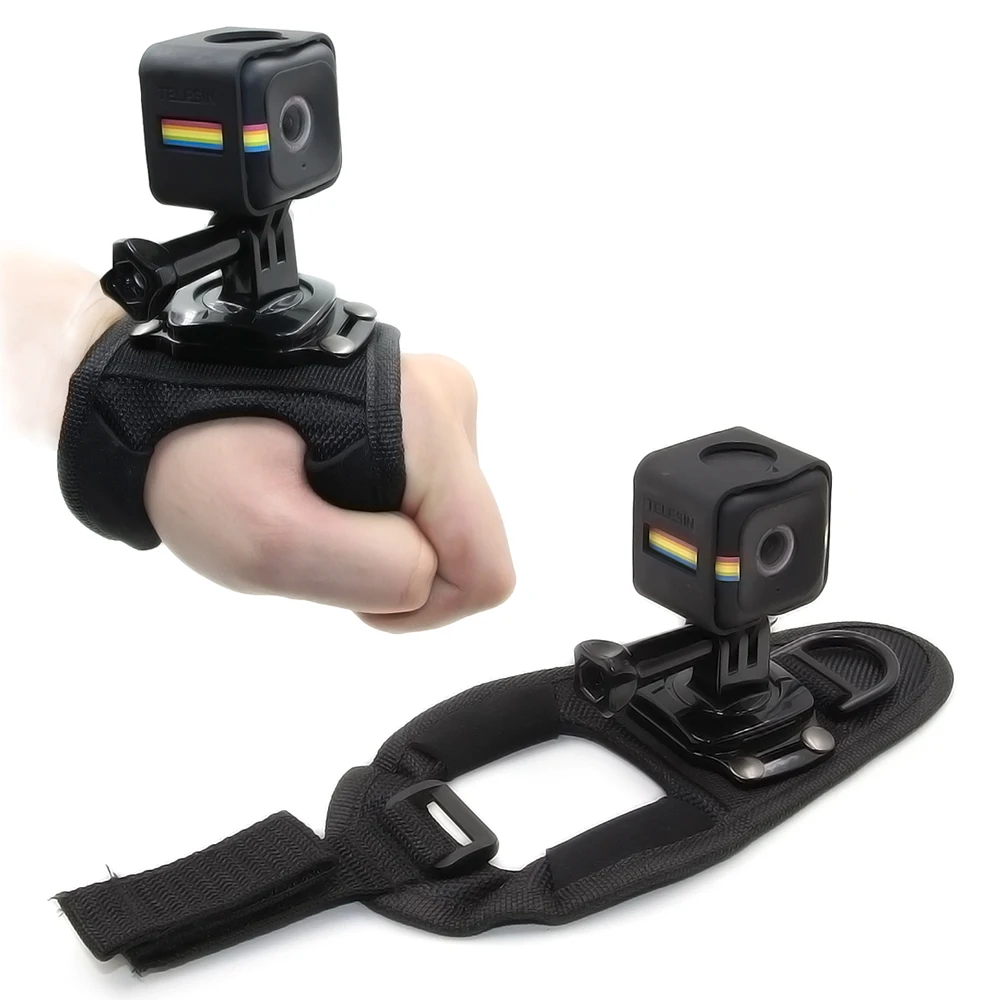 Glove Style Hand Wrist Strap with Frame Tripod Mount Adapter Screw for Polaroid Cube and Cube+ Camera Accessories
Glove Style Hand Wrist Strap with Frame Tripod Mount Adapter Screw for Polaroid Cube and Cube+ Camera Accessories