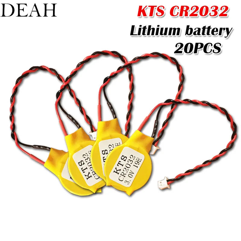 20Pcs/lot 3V Original lithium battery KTS CR2032 CR2032W for Computer motherboard Laptop battery with cable Made in Japan
20Pcs/lot 3V Original lithium battery KTS CR2032 CR2032W for Computer motherboard Laptop battery with cable Made in Japan