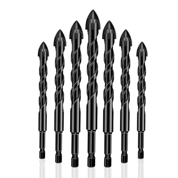 GTBL Cross Hex Tile Bits Glass Ceramic Concrete Hole Opener Alloy Triple-cornered Drill Size 3/4/5/6/8/10/12 mm
GTBL Cross Hex Tile Bits Glass Ceramic Concrete Hole Opener Alloy Triple-cornered Drill Size 3/4/5/6/8/10/12 mm