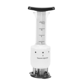 2in1 Stainless Steel Meat Tenderizer Needles Spice Syringe BBQ Turkey Flavor Injector Kitchen Cooking Sauce Marinade Accessories
2in1 Stainless Steel Meat Tenderizer Needles Spice Syringe BBQ Turkey Flavor Injector Kitchen Cooking Sauce Marinade Accessories