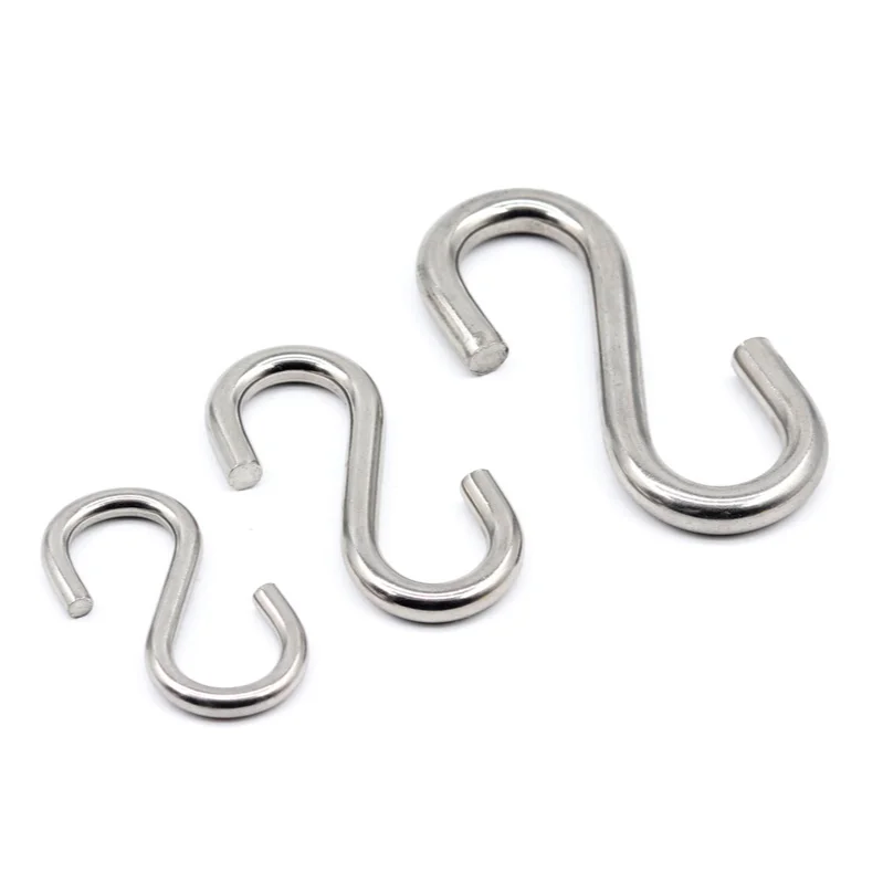 100Pcs Stainless steel metal hanging bulk s shaped hook utility coat overalls Kitchen Storage Holders Bathroom Hook
100Pcs Stainless steel metal hanging bulk s shaped hook utility coat overalls Kitchen Storage Holders Bathroom Hook
