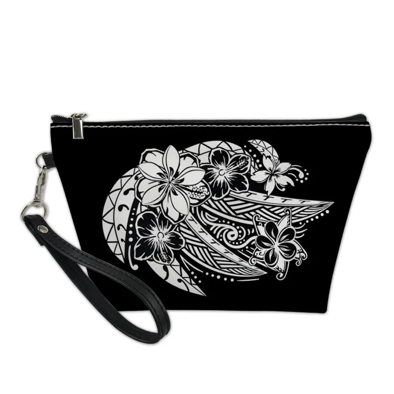 Samoan Tribal Pattern Polynesian Women Cosmetic Bag Travel Ladies PU Leather Zipper Custom Makeup Pouch Neceser De Maquillaje 
Samoan Tribal Pattern Polynesian Women Cosmetic Bag Travel Ladies PU Leather Zipper Custom Makeup Pouch Neceser De Maquillaje