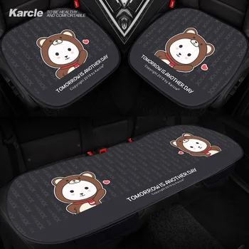 Karcle Full Set Car Seat Cover Cushion Cartoon Front Rear Car Seat Protector Four Seasons Non-slip Seat Mat Pad Auto Accessories 
Karcle Full Set Car Seat Cover Cushion Cartoon Front Rear Car Seat Protector Four Seasons Non-slip Seat Mat Pad Auto Accessories