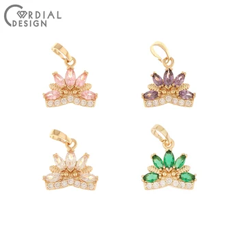Cordial Design 30Pcs 15*20MM Jewelry Accessories/Hand Made/Pendant/DIY Parts/Crown Shape/Jewelry Findings & Component/CZ Charms 
Cordial Design 30Pcs 15*20MM Jewelry Accessories/Hand Made/Pendant/DIY Parts/Crown Shape/Jewelry Findings & Component/CZ Charms