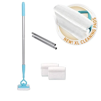Adjustable Folding Baseboard Cleaning Buddy Simply Glide And Dust Extendable Microfiber Cleaner Washes Brushes With Sponge Mop
Adjustable Folding Baseboard Cleaning Buddy Simply Glide And Dust Extendable Microfiber Cleaner Washes Brushes With Sponge Mop