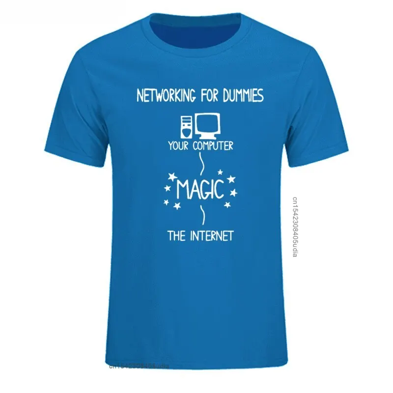 New Graphic T Shirts Summer Networking For Dummies T Shirt Funny Geek Nerd It Computer Programmer Funny Men's T-Shirt Casual
New Graphic T Shirts Summer Networking For Dummies T Shirt Funny Geek Nerd It Computer Programmer Funny Men's T-Shirt Casual