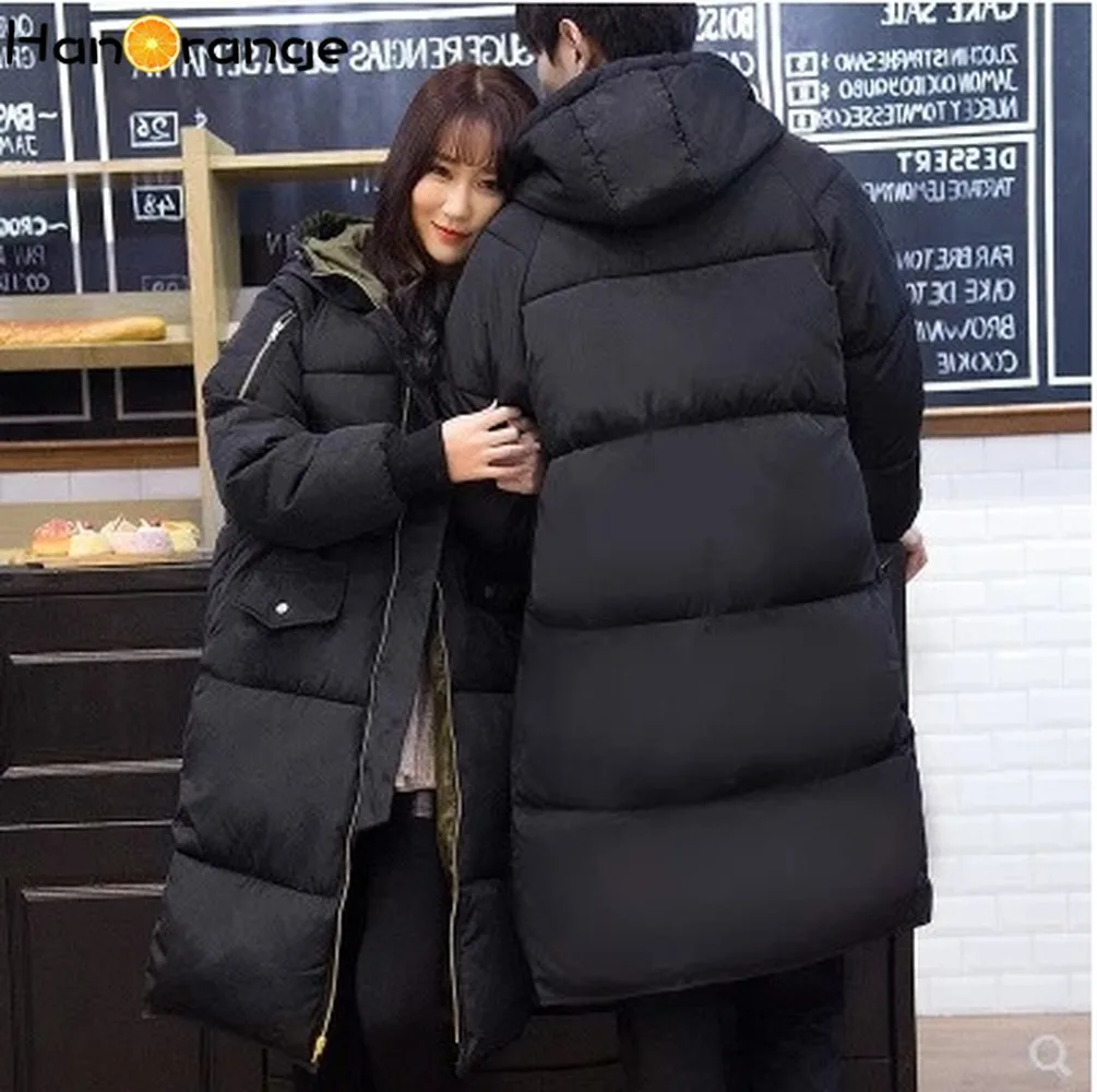 Couple Lovers Warm Cotton-padded Jacket Female Thickened Long Bread Coat Female Joker Fashion Bf Style Parkas
Couple Lovers Warm Cotton-padded Jacket Female Thickened Long Bread Coat Female Joker Fashion Bf Style Parkas