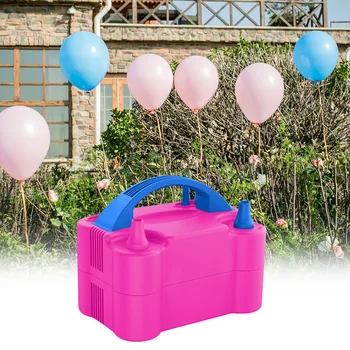 Double Hole Portable Electric Balloon Inflator Pump Eu/US Plug Nozzle Air Compressor Inflatable Electric Balloon Pump Air Blower 
Double Hole Portable Electric Balloon Inflator Pump Eu/US Plug Nozzle Air Compressor Inflatable Electric Balloon Pump Air Blower