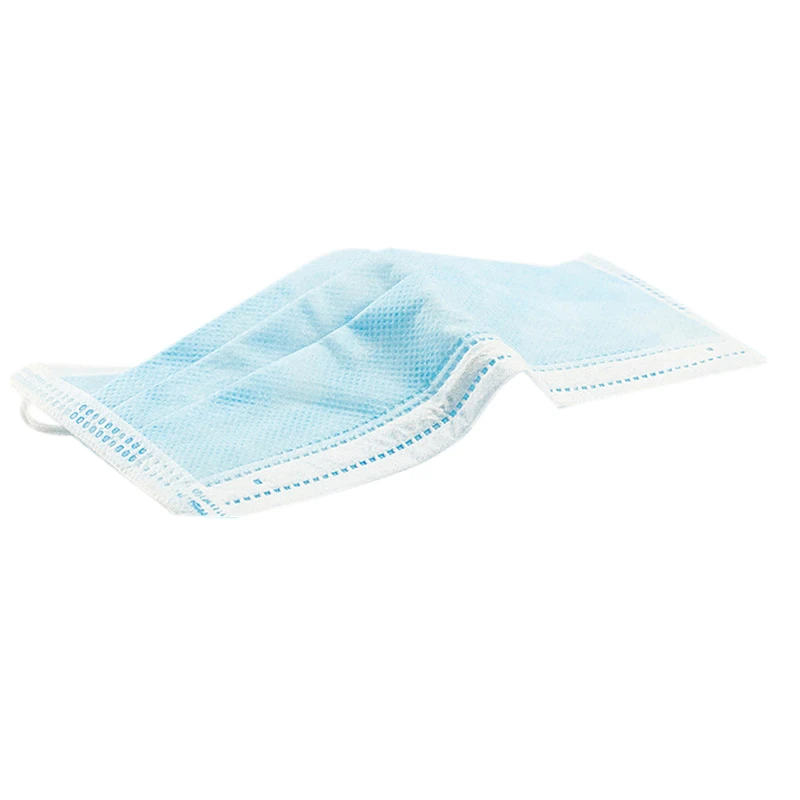 Face Mask 200Pcs/Pack Disposable Elastic Mouth Soft Breathable Blue Soft Breathable Hygiene Face Mask