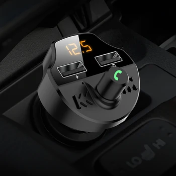 FM Transmitter Bluetooth 5.0 Car Mp3 Player Noise Reduction TF Card Dual USB Car Charger U disk/TF Card Universal for 12-24V Car
FM Transmitter Bluetooth 5.0 Car Mp3 Player Noise Reduction TF Card Dual USB Car Charger U disk/TF Card Universal for 12-24V Car