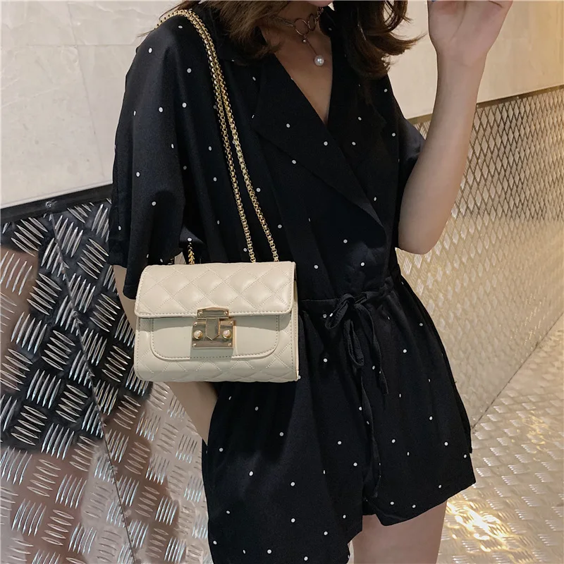 Bag Women's 2019 New Style Large Small Chain Rhombus Square Sling Bag INS Graceful Shoulder Oblique Casual Bag
Bag Women's 2019 New Style Large Small Chain Rhombus Square Sling Bag INS Graceful Shoulder Oblique Casual Bag