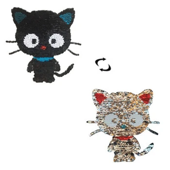 2019 NEW Cat Reversible Change Color Sequins Sew On Patches for Clothes DIY Patch Applique Bag Clothing Coat Jeans Craft Decor
2019 NEW Cat Reversible Change Color Sequins Sew On Patches for Clothes DIY Patch Applique Bag Clothing Coat Jeans Craft Decor