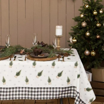 Tablecloth "Ethel" Happy New Year 149x180cm with GMVO, 100% chl, 190g / m2 5035895
Tablecloth "Ethel" Happy New Year 149x180cm with GMVO, 100% chl, 190g / m2 5035895