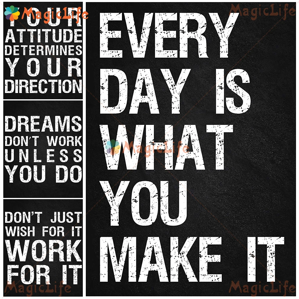 Inspirational And Positive Introduction And Quotation Wall Art Canvas Painting Suitable For Office, Gym, Living Room Decoration
Inspirational And Positive Introduction And Quotation Wall Art Canvas Painting Suitable For Office, Gym, Living Room Decoration