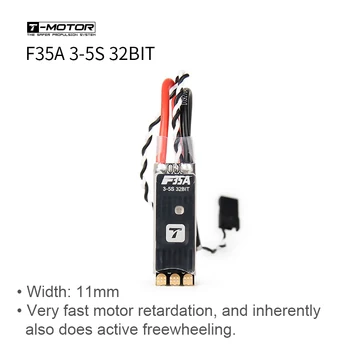 T-motor F35A 35A 3-5S ESC BLHeli_S 32 bit DShot1200 w/ RGB LED for RC Models Parts New released 
T-motor F35A 35A 3-5S ESC BLHeli_S 32 bit DShot1200 w/ RGB LED for RC Models Parts New released