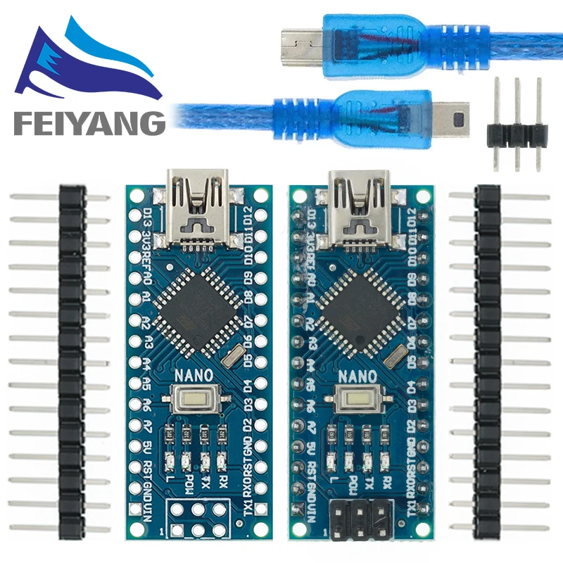 Nano With the bootloader compatible 3.0 controller for arduino CH340 USB driver 16Mhz v3.0 ATMEGA328P/168P | Электронные
