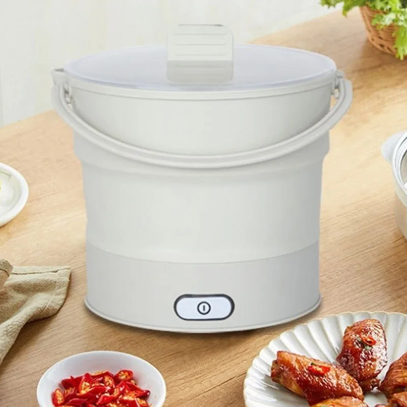 Folding Electric Skillet Kettle Heated Food Container Heated Lunch Box Cooker Portable Hot Pot Cooking Tea
Folding Electric Skillet Kettle Heated Food Container Heated Lunch Box Cooker Portable Hot Pot Cooking Tea