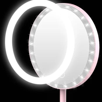 Makeup Mirror Cosmetic Mirror with Touch Switch Detachable/Storage Base 3 Modes LED Light Stand for Tabletop Bathroom Travel D35
Makeup Mirror Cosmetic Mirror with Touch Switch Detachable/Storage Base 3 Modes LED Light Stand for Tabletop Bathroom Travel D35