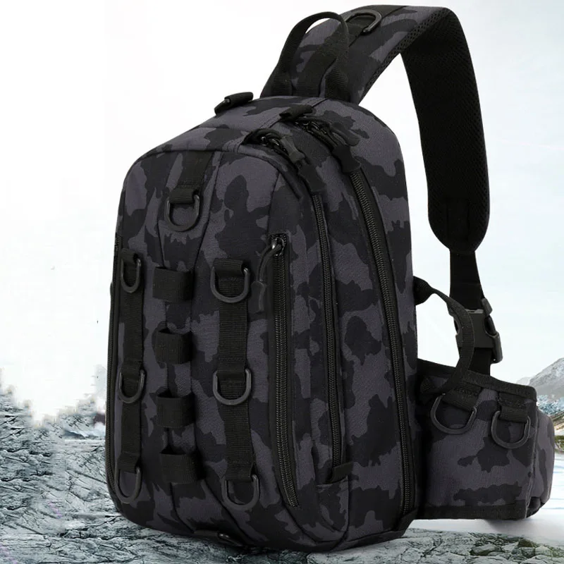 Outdoor Fishing Lure Bag Waterproof Tactical Backpack Climbing Chest Bag For Men Women Crossbody Fishing Rod Storage Bag XA641G
Outdoor Fishing Lure Bag Waterproof Tactical Backpack Climbing Chest Bag For Men Women Crossbody Fishing Rod Storage Bag XA641G