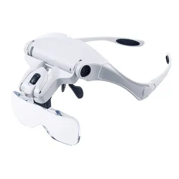 Eyelash Extension 5 Lens Adjustable Headband Magnifying Glass Magnifier w/ LED Light Lamp Magnifying Glasses For False Lashes
Eyelash Extension 5 Lens Adjustable Headband Magnifying Glass Magnifier w/ LED Light Lamp Magnifying Glasses For False Lashes