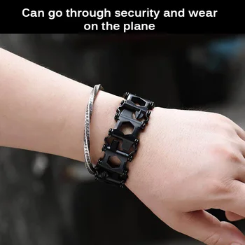 Outdoor Multifunctional Splicing Bracelet Wearing Screwdriver Tool Men Charm Bracelets Survival Chain Screwdriver Survival Sturd
Outdoor Multifunctional Splicing Bracelet Wearing Screwdriver Tool Men Charm Bracelets Survival Chain Screwdriver Survival Sturd