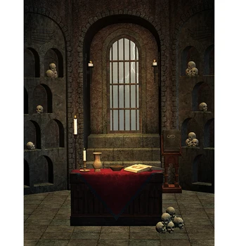 Photography Background lightning Altar Horror Skulls magic book Bones Retro Candles Backdrop Halloween Photobooth props
Photography Background lightning Altar Horror Skulls magic book Bones Retro Candles Backdrop Halloween Photobooth props