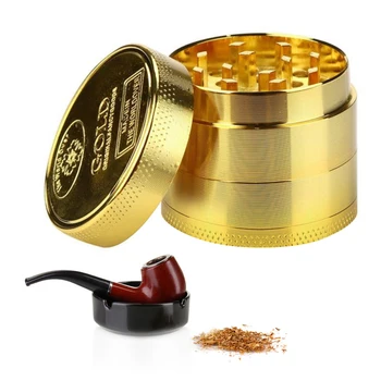 Alloy Herbal Herb Tobacco Grinder Spice Weed Grinder Smoking Pipe Accessories Gold Smoke Cutter 4 Layer Zinc Alloy Metal Grinder
Alloy Herbal Herb Tobacco Grinder Spice Weed Grinder Smoking Pipe Accessories Gold Smoke Cutter 4 Layer Zinc Alloy Metal Grinder