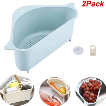 2 Pack Multi-function Kitchen Sink Basket Storage Rack Bathroom Corner Washing Bowl Sponge Drain Rack Plastic Holder Organizer
2 Pack Multi-function Kitchen Sink Basket Storage Rack Bathroom Corner Washing Bowl Sponge Drain Rack Plastic Holder Organizer
