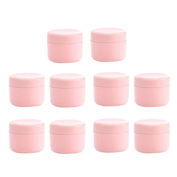 10 Pieces Refillable Plastic Empty Face Cream Cosmetic Container with Lid Cap, Non-toxic, Safe and Durable
10 Pieces Refillable Plastic Empty Face Cream Cosmetic Container with Lid Cap, Non-toxic, Safe and Durable