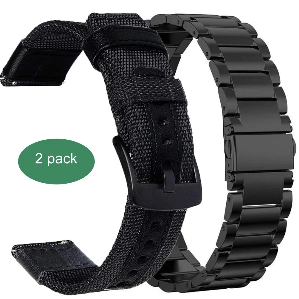 

Active2 watch band for samsung galaxy watch 42mm 46mm gear s3 frontier strap for amazfit gts bip huawei watch gt 2 e correa belt