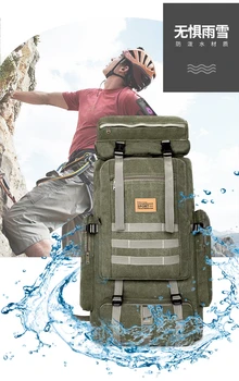 Canvas Tactical Military Backpack,Waterproof and Scratch Resistant,Outdoor Sports Rucksack for Trekking Camping Hunting,42 L
Canvas Tactical Military Backpack,Waterproof and Scratch Resistant,Outdoor Sports Rucksack for Trekking Camping Hunting,42 L