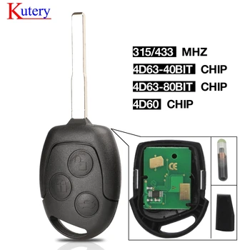 kutery 3 Buttons Remote Car Key 315/433Mhz For Ford Focus Fiesta Fusion C-Max Mondeo Galaxy C-Max S-Max ID60 4D63 Chip
kutery 3 Buttons Remote Car Key 315/433Mhz For Ford Focus Fiesta Fusion C-Max Mondeo Galaxy C-Max S-Max ID60 4D63 Chip