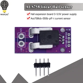 WAVGAT official ACS758LCB ACS758LCB-050B-PFF-T Hall Current Sensor Current Module NEW Diy Kit Electronic PCB Board Module
WAVGAT official ACS758LCB ACS758LCB-050B-PFF-T Hall Current Sensor Current Module NEW Diy Kit Electronic PCB Board Module