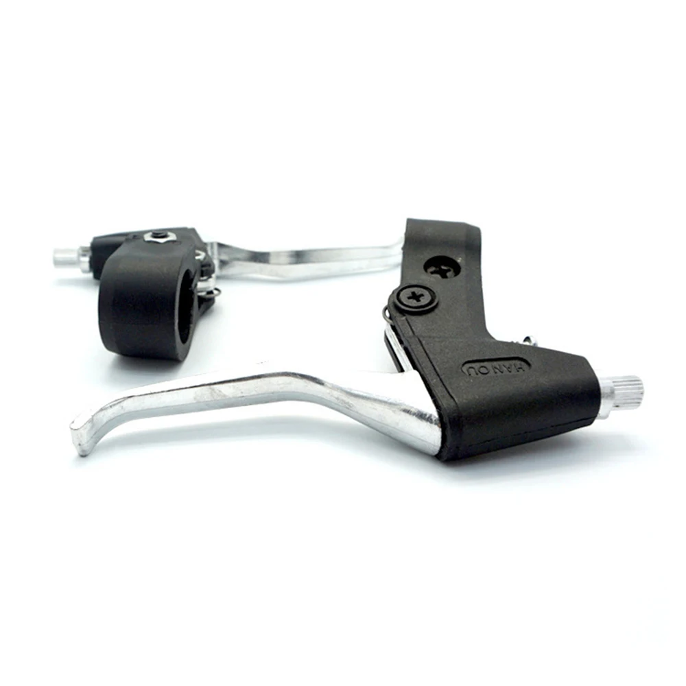 1Pair Bicycle Brake Lever Aluminum MTB Road Bike V Hand Brake Left And Right Cycling Bike Brake Lever Crank Handlebar BC0173 (7)