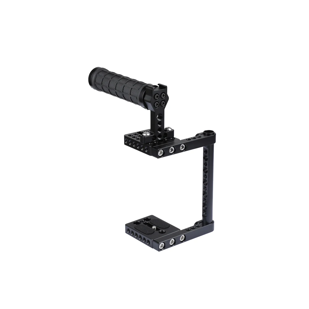 HDRIG Universal Camera Cage Rig with Tripod Mount Baseplate for Canon 80D Nikon D7000 Sony A99 Panasonic GH5
HDRIG Universal Camera Cage Rig with Tripod Mount Baseplate for Canon 80D Nikon D7000 Sony A99 Panasonic GH5