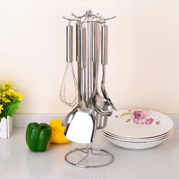 Creative Kitchen Organizing Spatula Spoon Shovel Colander Pasta Rice Scoop Cooking Tool Stainless Steel Storage Rack
Creative Kitchen Organizing Spatula Spoon Shovel Colander Pasta Rice Scoop Cooking Tool Stainless Steel Storage Rack