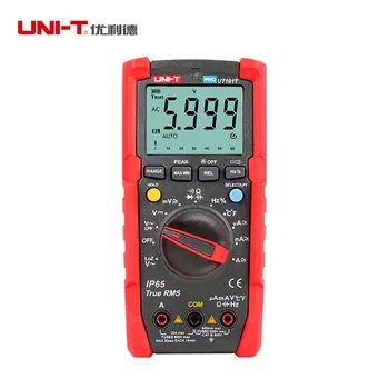 UNI-T UT191E/T Digital Multimeter True RMS AC DC Voltage Ampere Ohm Meter IP65 waterproof/dustproof ACV LPF/LoZ ACV Thermometer
UNI-T UT191E/T Digital Multimeter True RMS AC DC Voltage Ampere Ohm Meter IP65 waterproof/dustproof ACV LPF/LoZ ACV Thermometer