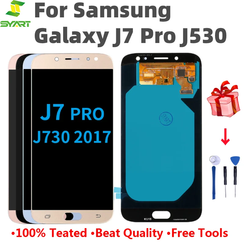 Oled TFT ЖК дисплей для Samsung Galaxy J7 Pro 2017 J730 J730F и сенсорный экран дигитайзер в сборе с