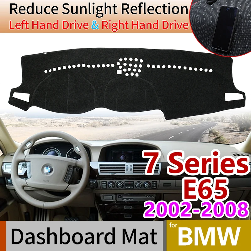 for BMW 7 Series E65 2002~2008 Anti-Slip Anti-UV Mat Dashboard Cover Pad Dashmat Protect Carpet Accessories 730i 740i 750i 2003
for BMW 7 Series E65 2002~2008 Anti-Slip Anti-UV Mat Dashboard Cover Pad Dashmat Protect Carpet Accessories 730i 740i 750i 2003