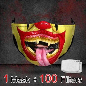 Halloween Fashion Party Face Masks Adult Printed Washable Mouth Cover Lavable Cotton Fabric Masks
Halloween Fashion Party Face Masks Adult Printed Washable Mouth Cover Lavable Cotton Fabric Masks