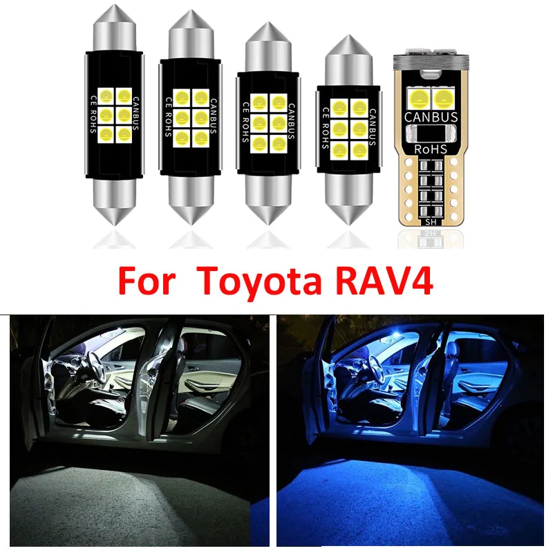 8pcs White LED Interior Light Bulbs Kit For Toyota RAV4 2001-2005 Map Dome Trunk License Plate Lamp Car Interior Accessories
8pcs White LED Interior Light Bulbs Kit For Toyota RAV4 2001-2005 Map Dome Trunk License Plate Lamp Car Interior Accessories