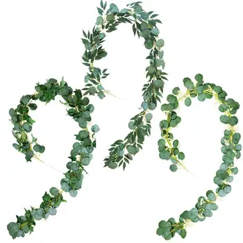 2M Artificial Ivy Green Leaf Garland Plants Vine Fake Foliage Flowers Fake Vines Faux Greenery Wedding Backdrop Arch Wall Decor 
2M Artificial Ivy Green Leaf Garland Plants Vine Fake Foliage Flowers Fake Vines Faux Greenery Wedding Backdrop Arch Wall Decor